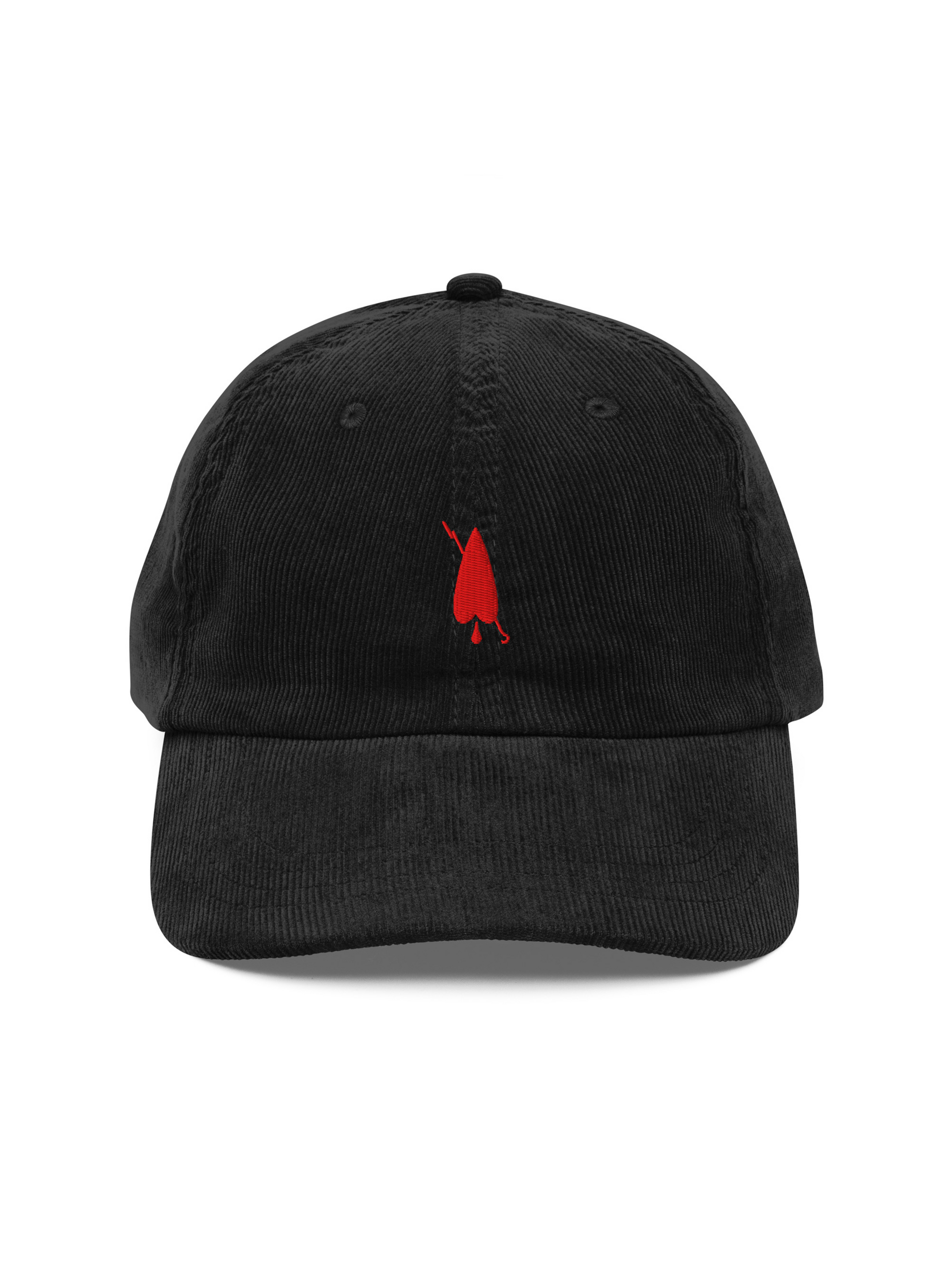 morirsinmiedo — gorra de pana negra